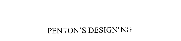 PENTON'S DESIGNING