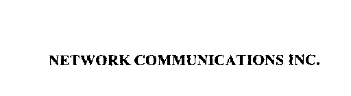 NETWORK COMMUNICATIONS INC.