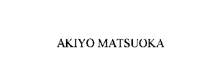 AKIYO MATSUOKA