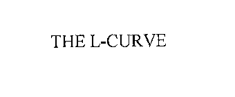 THE L-CURVE