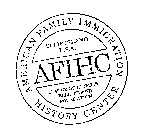 AFIHC AMERICAN FAMILY IMMIGRATION HISTORY CENTER STATUE OF LIBERTY ELLIS ISLAND FOUNDATION ELLIS ISLAND U.S.A.
