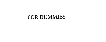 FOR DUMMIES