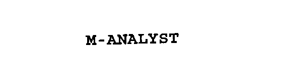 M-ANALYST