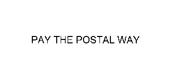 PAY THE POSTAL WAY