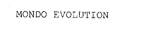 MONDO EVOLUTION