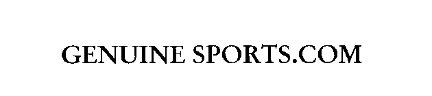 GENUINE SPORTS.COM