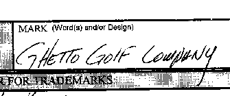 GHETTO GOLF COMPANY