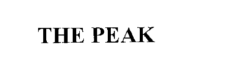 THE PEAK