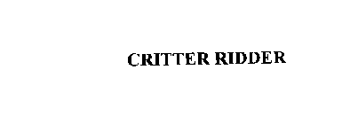 CRITTER RIDDER
