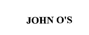 JOHN O'S
