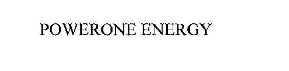 POWERONE ENERGY