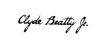 CLYDE BEATTY JR.