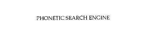 PHONETIC SEARCH ENGINE