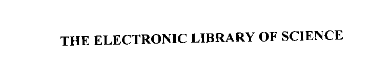 THE ELECTRONIC LIBRARY OF SCIENCE