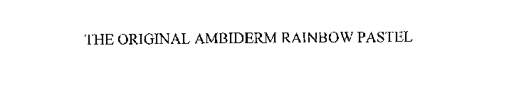 THE ORIGINAL AMBIDERM RAINBOW PASTEL