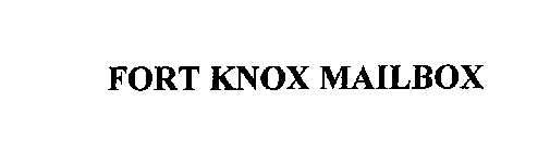FORT KNOX MAILBOX