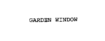 GARDEN WINDOW