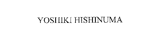 YOSHIKI HISHINUMA