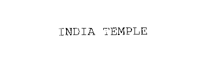 INDIA TEMPLE