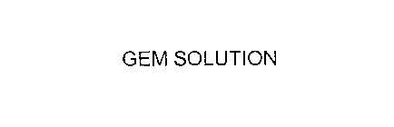 GEM SOLUTION