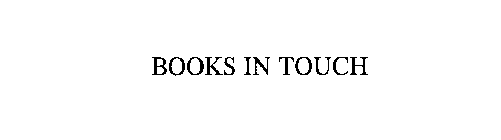 BOOKS IN TOUCH