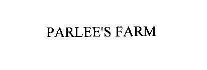 PARLEE'S FARM