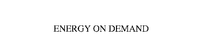 ENERGY ON DEMAND
