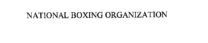 NATIONAL BOXING ORGANIZATION