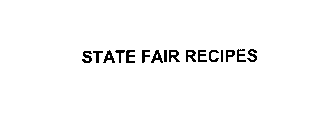 STATE FAIR RECIPES