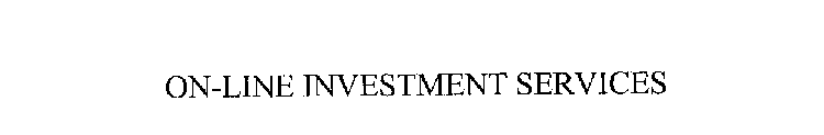ON-LINE INVESTMENT SERVICES