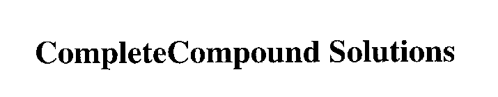 COMPLETECOMPOUND SOLUTIONS