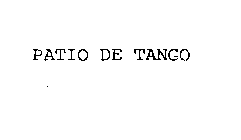 PATIO DE TANGO