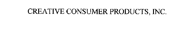 CREATIVE CONSUMER PRODUCTS, INC.