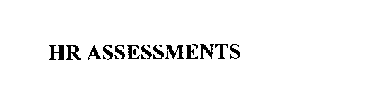 HR ASSESSMENTS