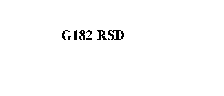 G182 RSD
