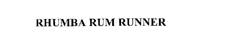 RHUMBA RUM RUNNER