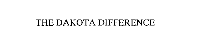 THE DAKOTA DIFFERENCE