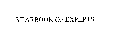YEARBOOK OF EXPERTS