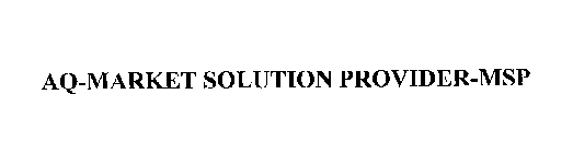 AQ-MARKET SOLUTION PROVIDER-MSP