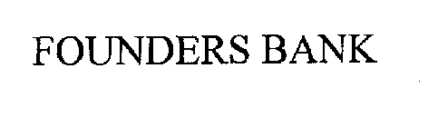 FOUNDERS BANK