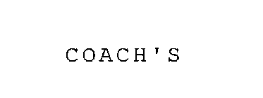 COACH' S