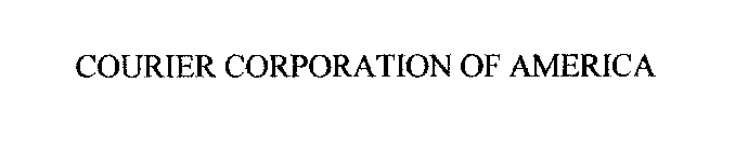 COURIER CORPORATION OF AMERICA