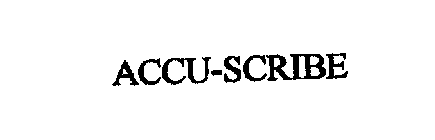 ACCU-SCRIBE