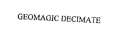 GEOMAGIC DECIMATE