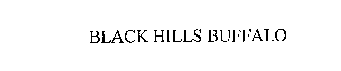 BLACK HILLS BUFFALO