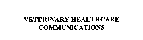 VETERINARY HEALTHCARE COMMUNICATIONS