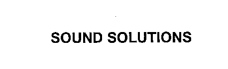 SOUND SOLUTIONS