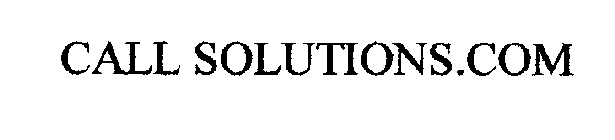 CALL SOLUTIONS.COM