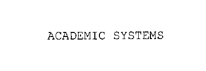 ACADEMIC SYSTEMS