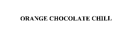 ORANGE CHOCOLATE CHILL
